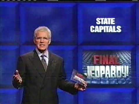 December 12 final jeopardy - 38/57 in Final Jeopardy Average Coryat: $28,140. Graham House, career statistics: 8 correct, 2 incorrect 14.04% in first on buzzer (8/57) 0/0 on Daily Doubles 0/1 in Final Jeopardy Average Coryat: $6,800. K.C. Backer, career statistics: 8 correct, 2 incorrect 10.53% in first on buzzer (6/57) 0/1 in Final Jeopardy Average Coryat: $5,800. Become ...